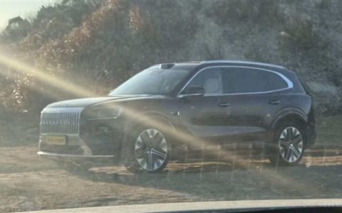 宝马X5国产平替 极氪8X实车出街