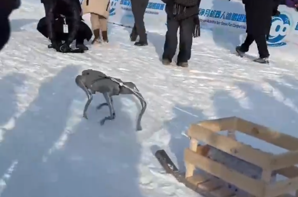 零下20℃极端场景竞技！首届净月机器人冰雪趣味赛来了插图