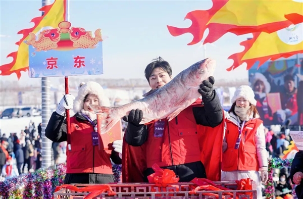 价值169万元！京东宣布拿下查干湖冬捕头鱼 免费送插图