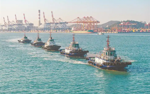 3小时充满电！国内最大规模新能源拖轮船队投用