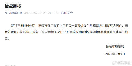 山东烟台一金矿发生伤亡事故插图