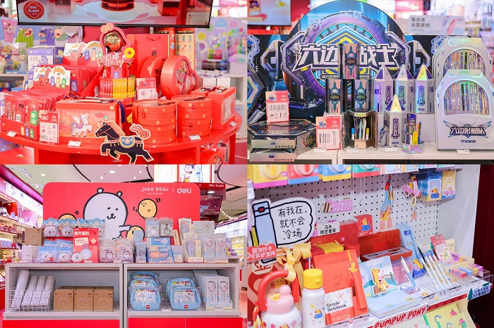 卡位春节与开学季 得力超级文具六城联动火热启幕插图2