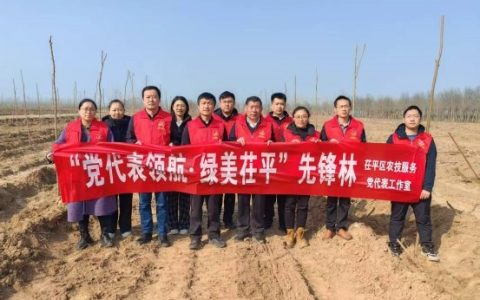 茌平区开展“领航·绿美茌平”先锋林共建行动 播绿添彩助力乡村振兴