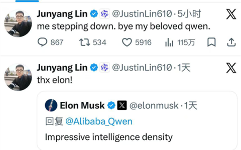 阿里最年轻的P10级技术负责人 千问林俊旸发文卸任