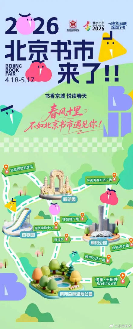 北京首个“全民阅读活动周”来了！春季北京书市延长至1个月，2000余家书店参与插图