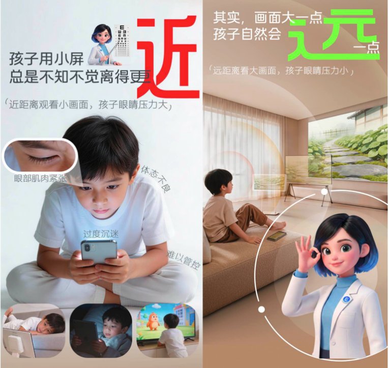 科技赋能 爱普生清亮全彩亲子护眼投影守护儿童视力成长插图