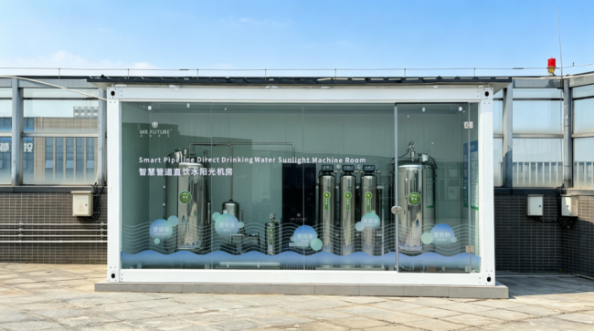 未来先生管道直饮水工程竣工通水 再添国企办公楼智慧净水新业绩插图