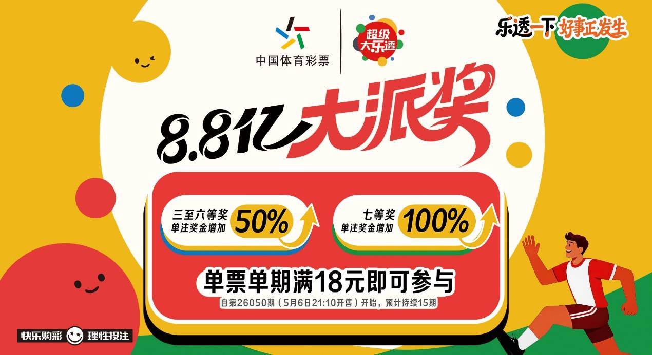 体彩超级大乐透派奖活动好事开启插图