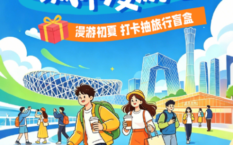 五一来朝阳做“城市漫游者”！旅行盲盒已备好！