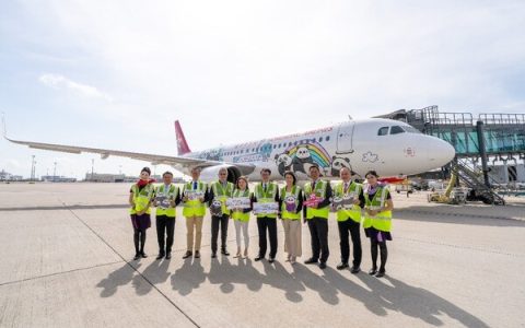 香港航空 X 海洋公园 Panda Friends彩绘客机全面升级
