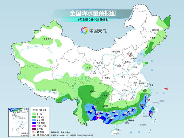 贵州广西等地雨势仍强劲 华北平原周末前后高温发展增多插图