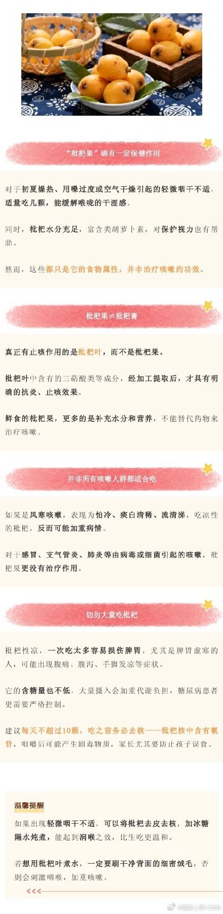 嗓子一痒就狂炫枇杷？小心止咳不成反伤身！插图