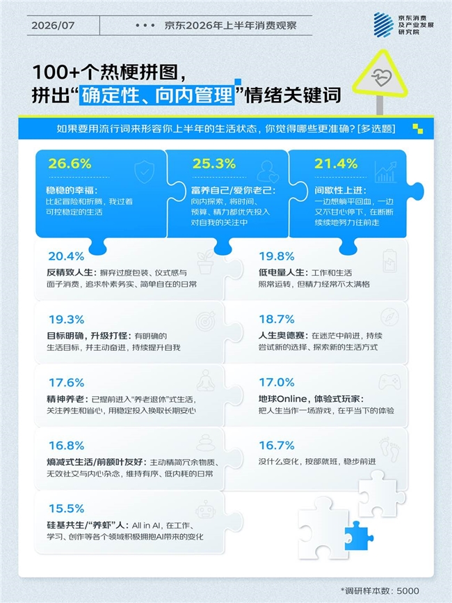 情绪叙事重构消费市场 京东发布基于百大热梗对2026上半年消费新变化的观察插图