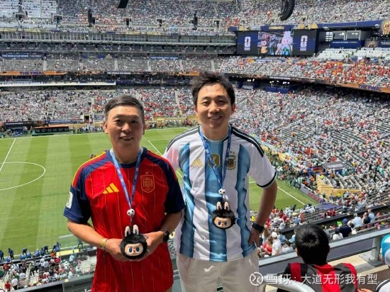 段永平、王宁世界杯决赛现场同框:一个穿阿根廷球衣,一个穿西班牙球衣插图 段永平、王宁世界杯决赛现场同框:一个穿阿根廷球衣,一个穿西班牙球衣插图