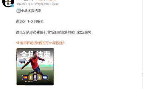 西班牙加时1-0阿根廷夺冠：杨元庆、李彦宏、陈立武等大佬“笑到最后”