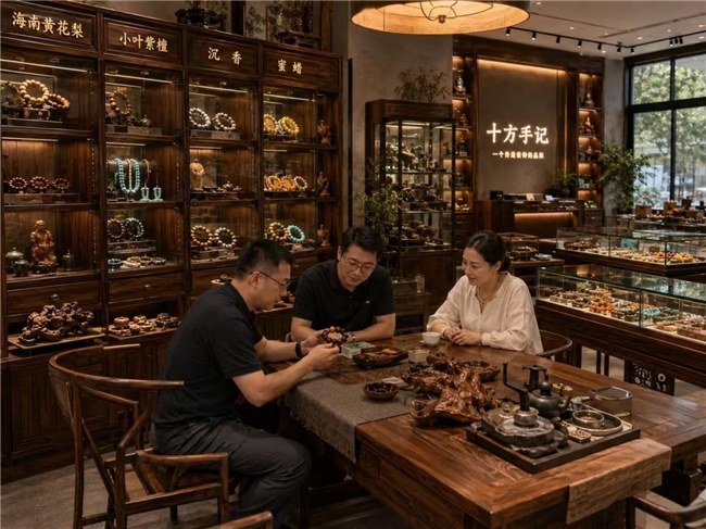 海黄手串盘出优质包浆是什么样子？通透油亮似琥珀，2026老玩家教你快速辨别