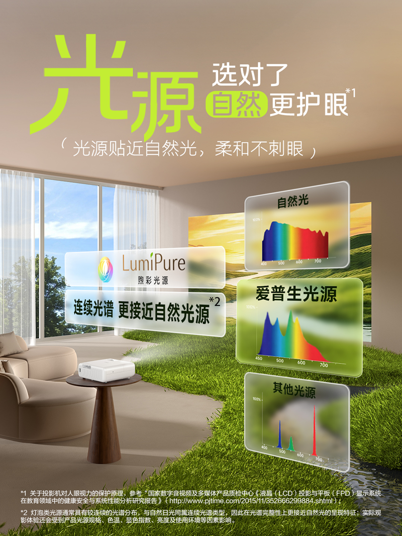 网课护眼优选!爱普生清亮全彩投影打造居家健康视觉体验