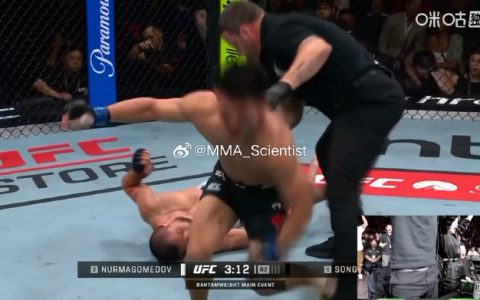 宋亚东UFC上海站KO乌马尔 闯入雏量级冠军挑战者行列