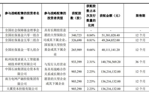 宇树科技IPO公布战略配售！梁文锋旗下DeepSeek现身大名单