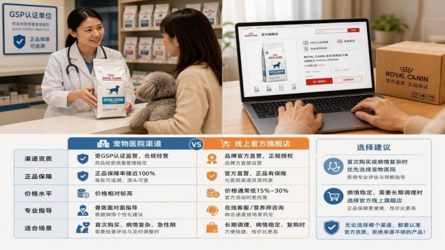 宠物处方粮去哪买比较好：宠物医院与官方线上旗舰店的3个核心差异插图2
