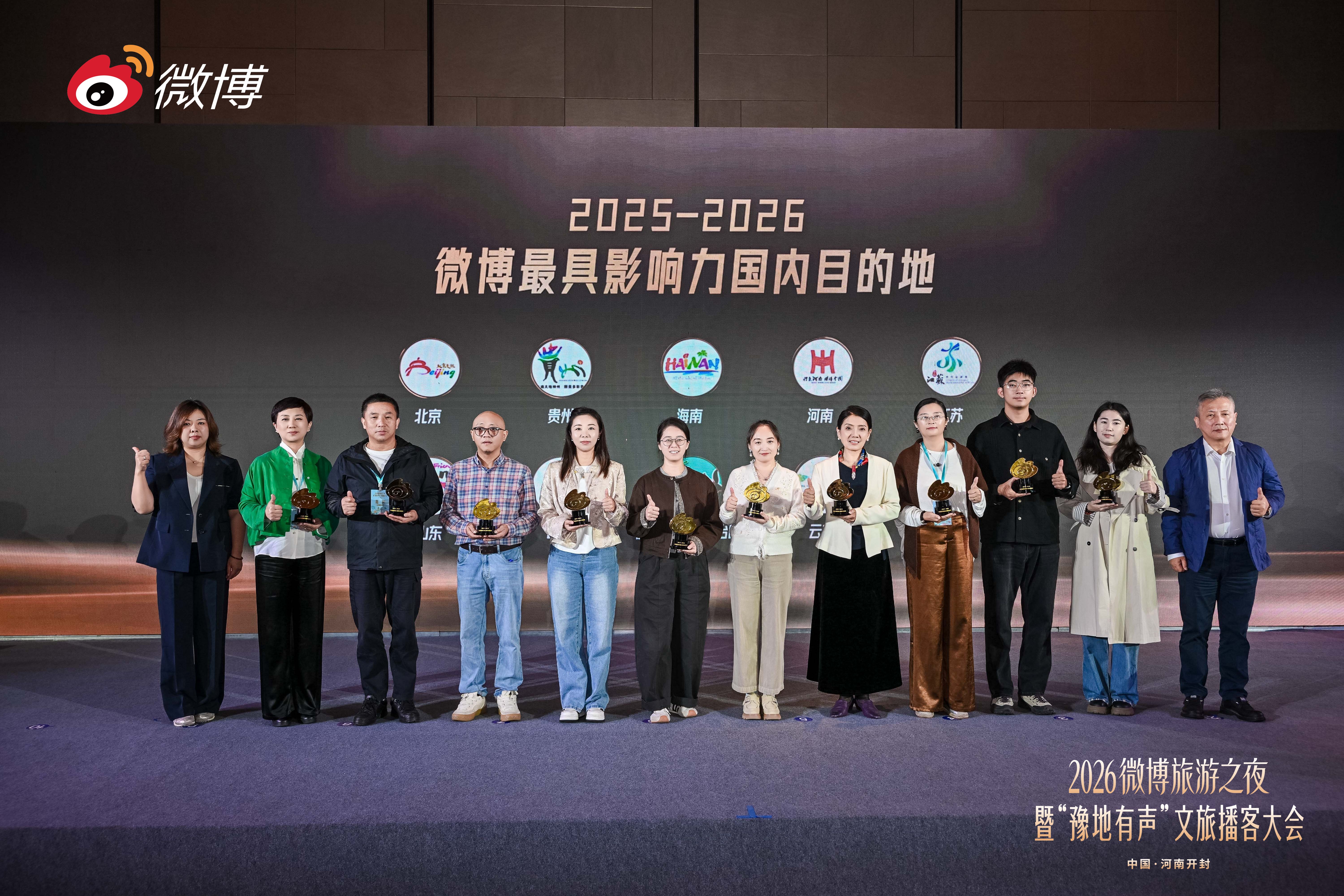 2026微博旅游之夜暨“豫地有声”文旅播客大会在开封圆满举行