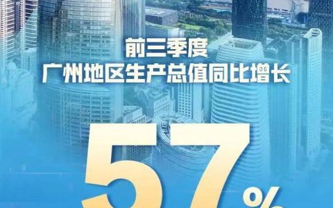 前三季度广州地区生产总值同比增长5.7%