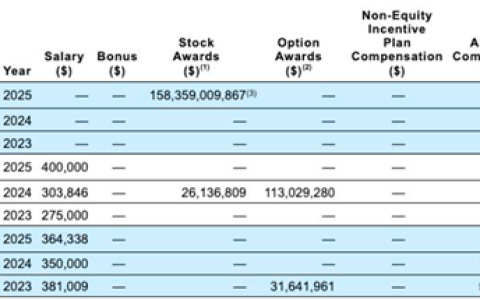 1小时就能赚1.2亿元！马斯克2025年薪酬为1583.59亿美元股票奖励